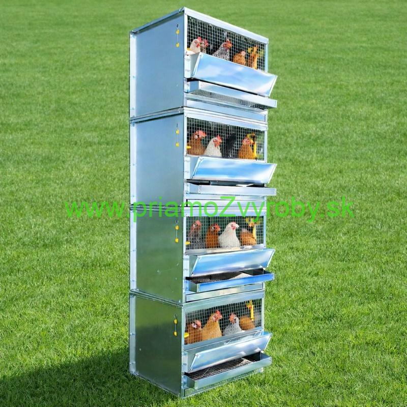 Skladacia klietka pre nosnice na vajcia – klietka pre sliepky