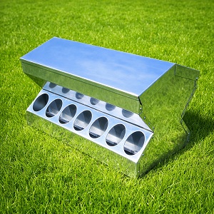 Krmítko pre sliepky 20L – obojstranné krmítko pre hydinu