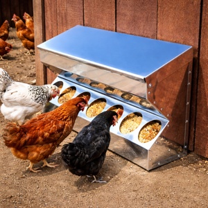 Kŕmidlo pre hydinu z pozinkovaného plechu 10L